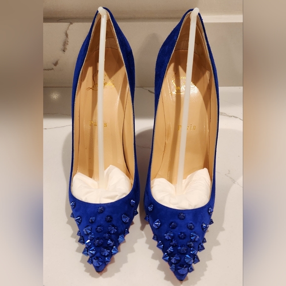 Christian Louboutin Veau Velours Drama pumps 100 Size 38.5 or 9 - Picture 15 of 16